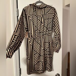 NWT Sincerely Jules stripe wrap dress!